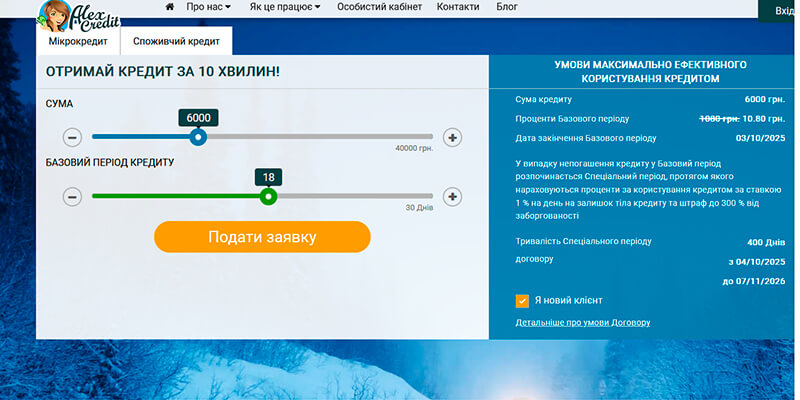 Алекс Кредит (Alexcredit) — оформление онлайн кредита