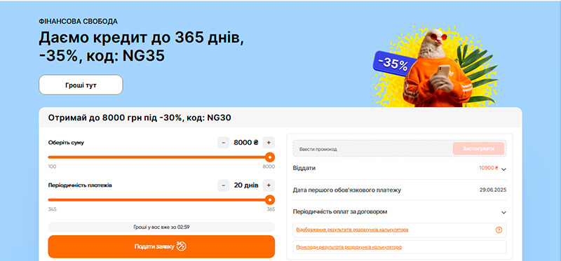 ClickCredit — онлайн кредит до 30000 грн.