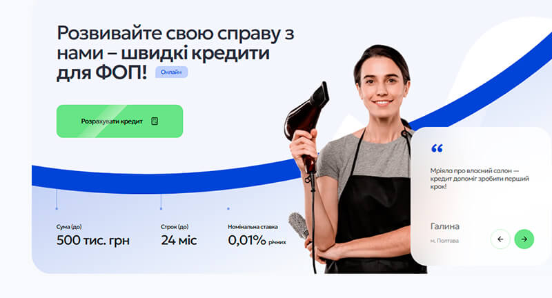 Amplio — швидкі кредити для ФОП